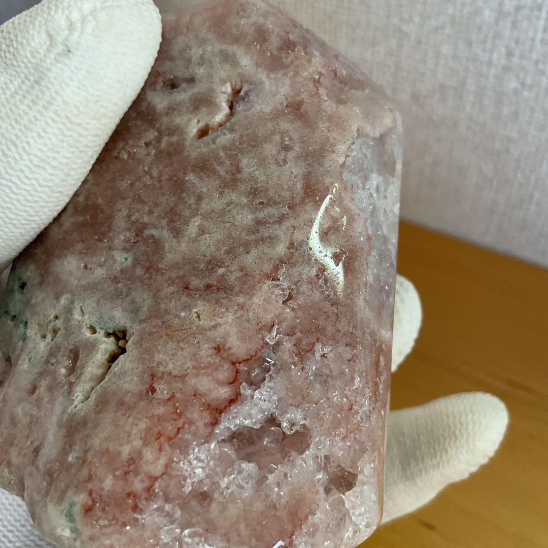 高品質希少ピンクアメジスト、ザクザクジオード、ドゥルージーとても綺麗383g