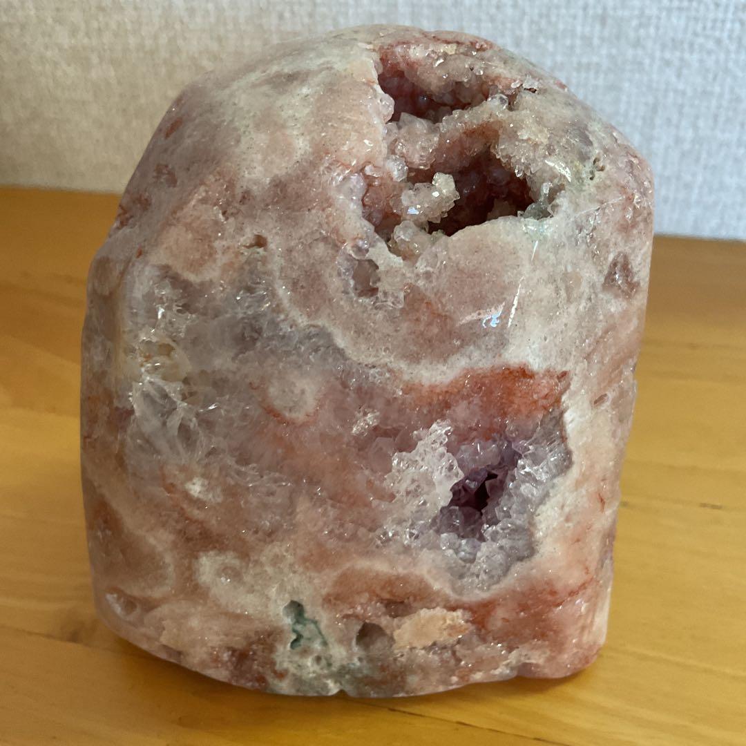 高品質希少ピンクアメジスト、ザクザクジオード、ドゥルージーとても綺麗383g