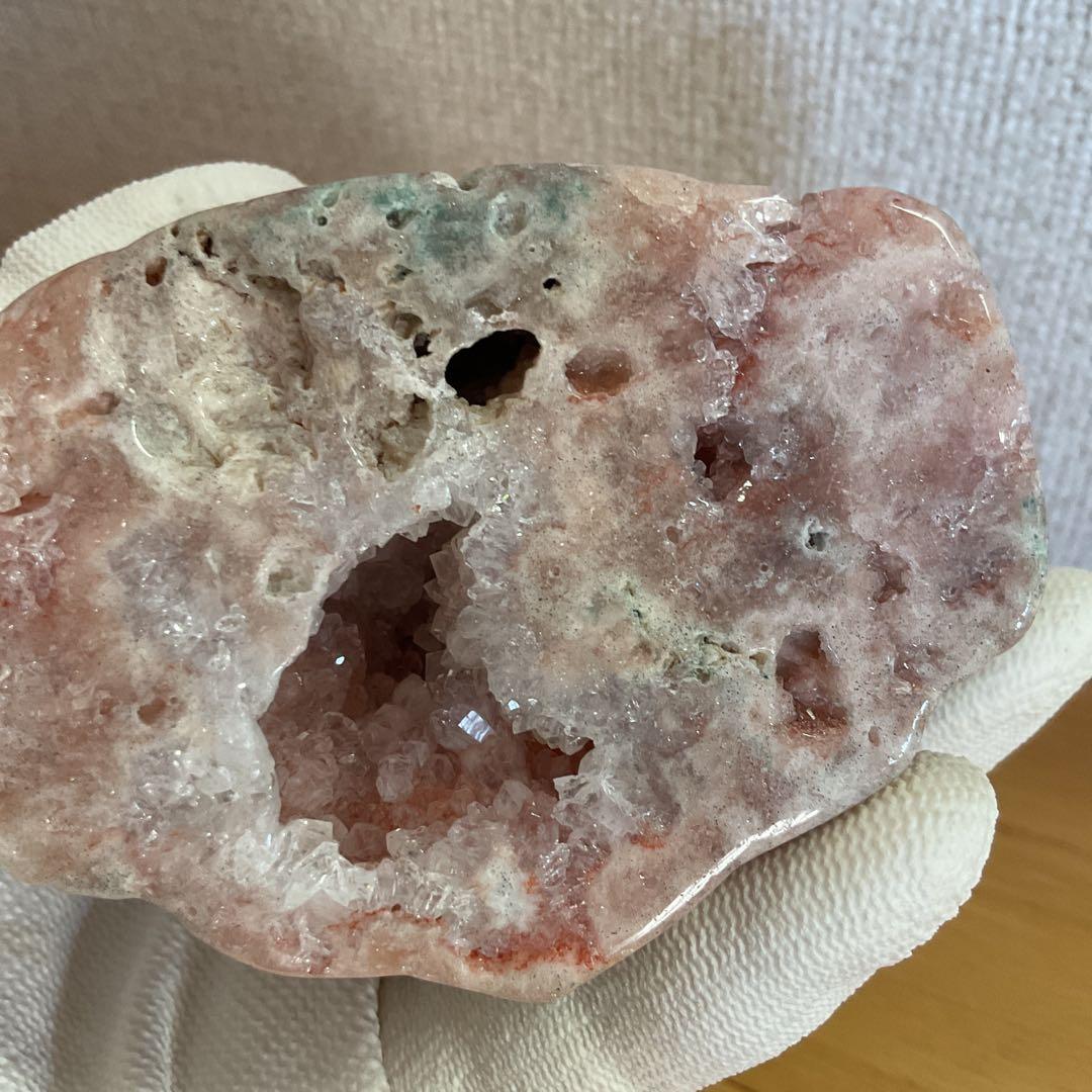 高品質希少ピンクアメジスト、ザクザクジオード、ドゥルージーとても綺麗383g