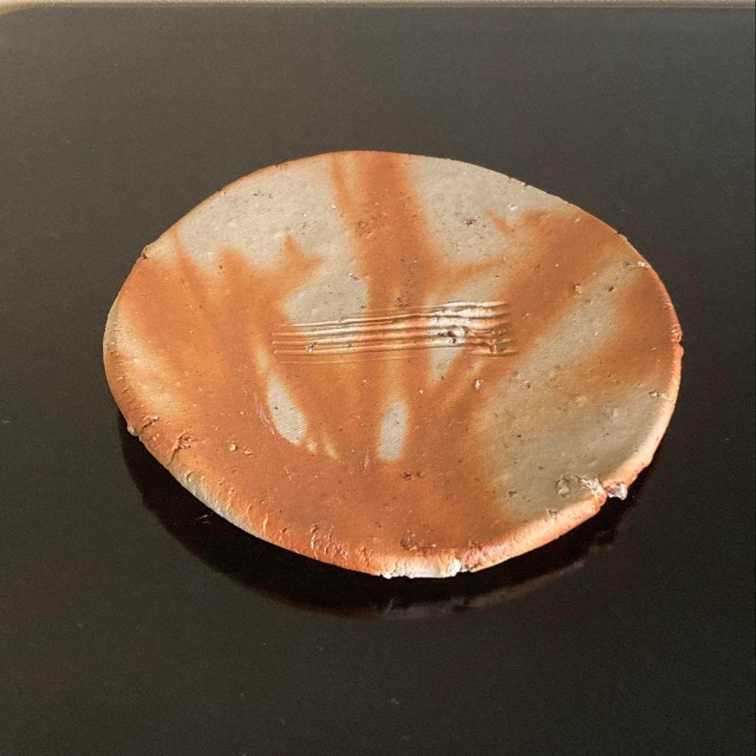 備前焼 bizenyaki 緋襷 ひだすき 高原卓史 泰山窯 平鉢 5枚揃