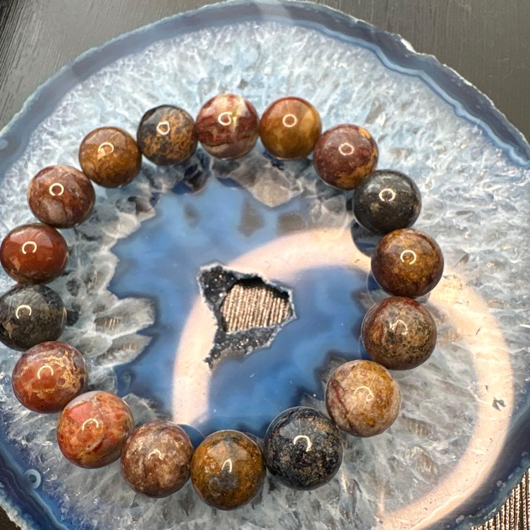 ピーターサイト天然石ブレスレット