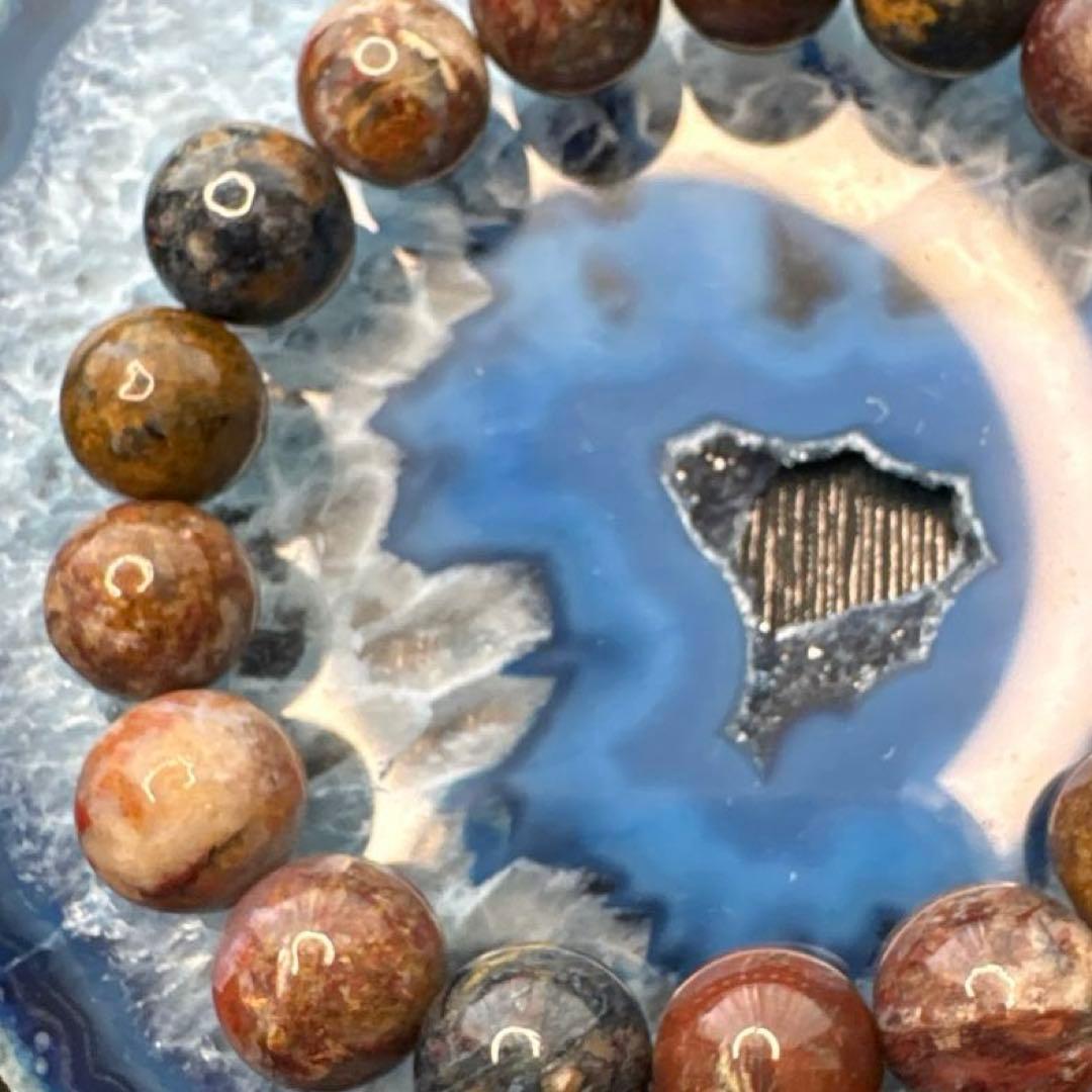 ピーターサイト天然石ブレスレット