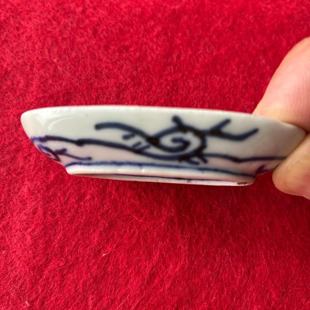 古伊万里　蛸唐草　豆皿