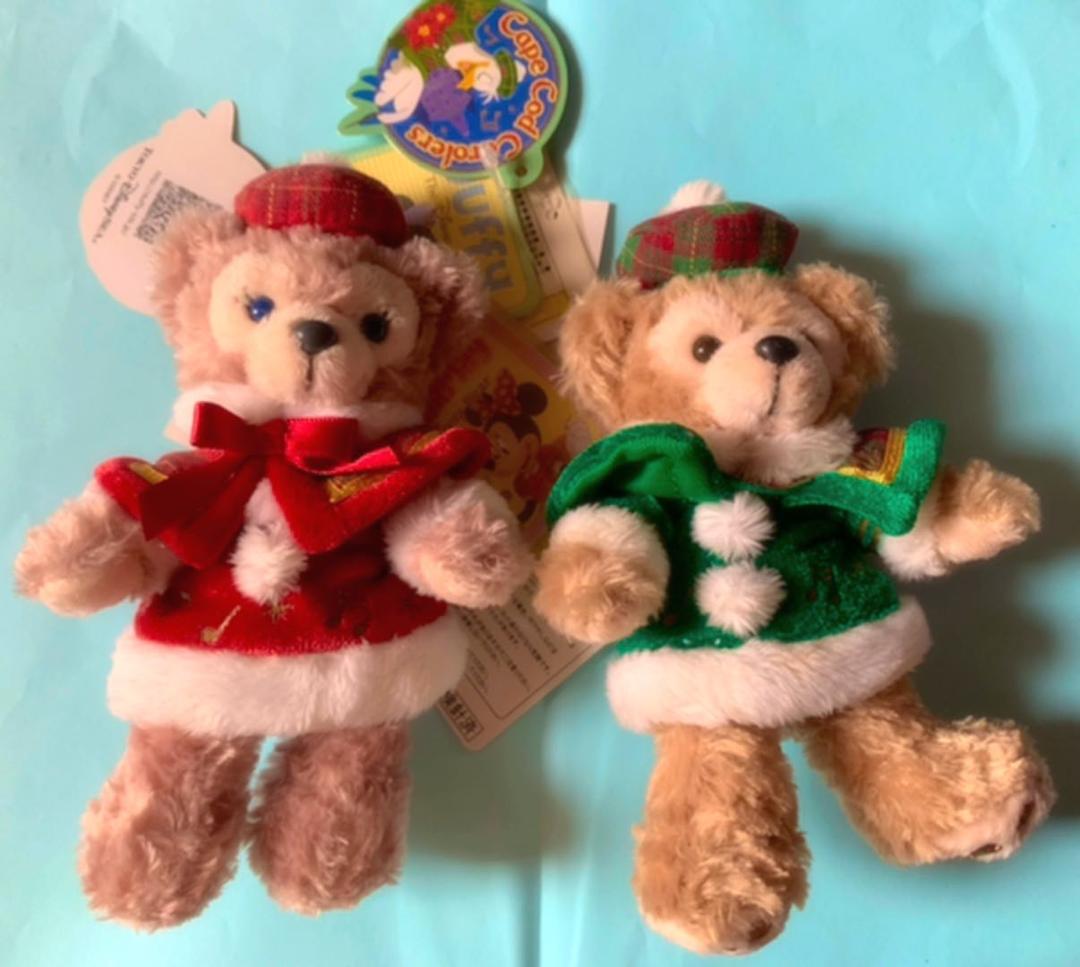 ダッフィー、シェリーメイ、ぬいぐるみバッジ　5体セット