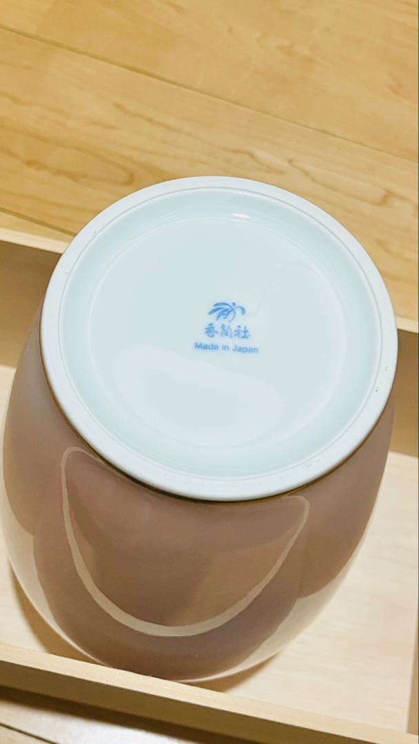 【新品】香蘭社　吉野桜　花瓶　日本製