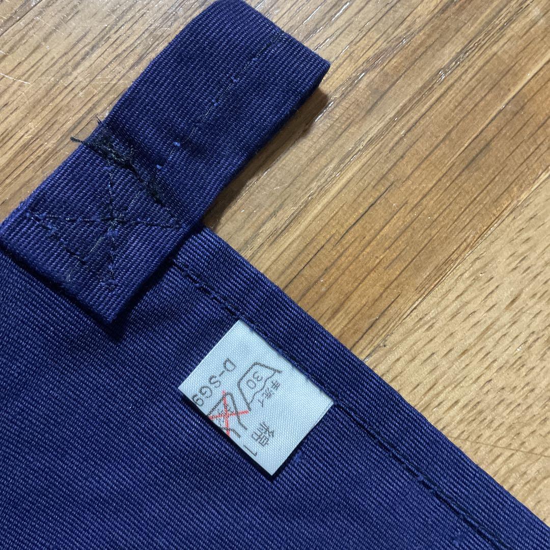 藍染めろうけつ染アップリケ暖簾新品未使用