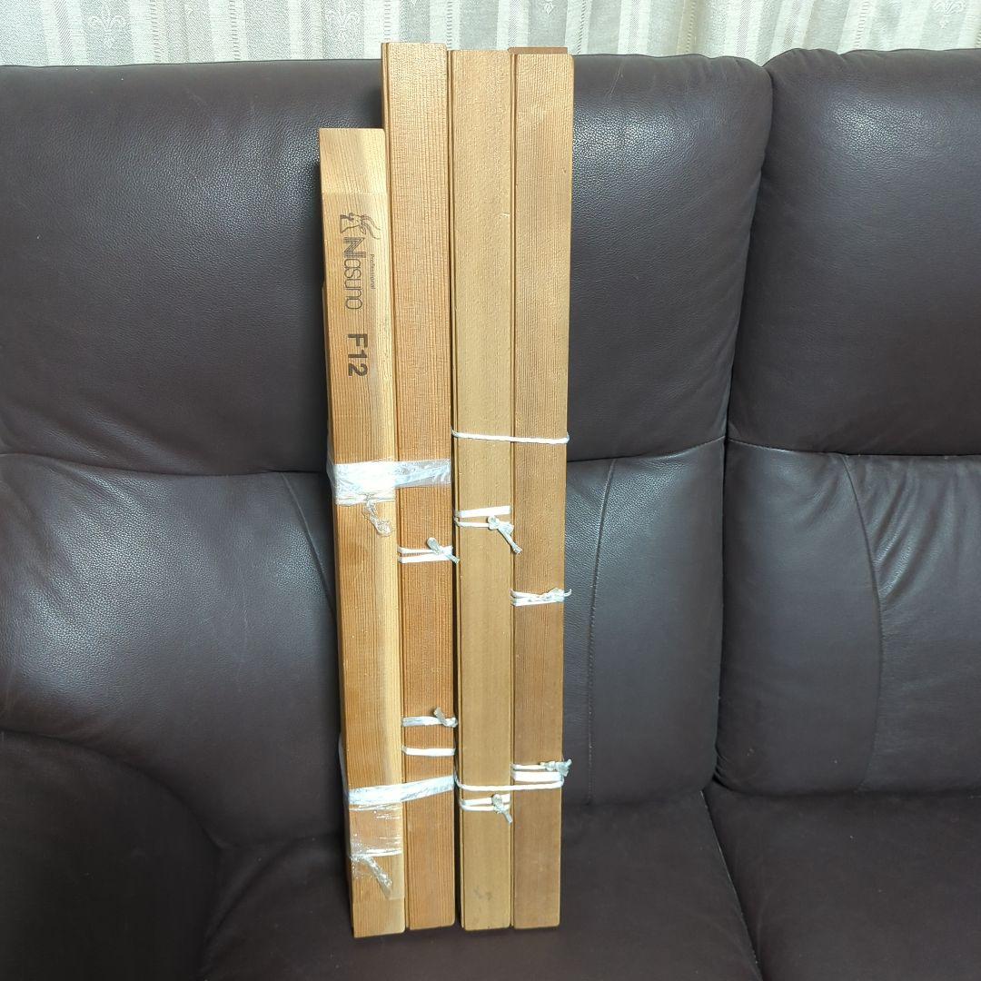 米杉材、P15 号、F12号未使用張りキャンバス用木枠4組　No.26