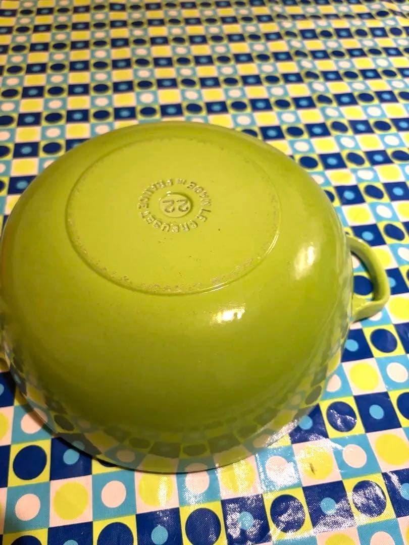 LE CREUSET ライトグリーン マルミット　22