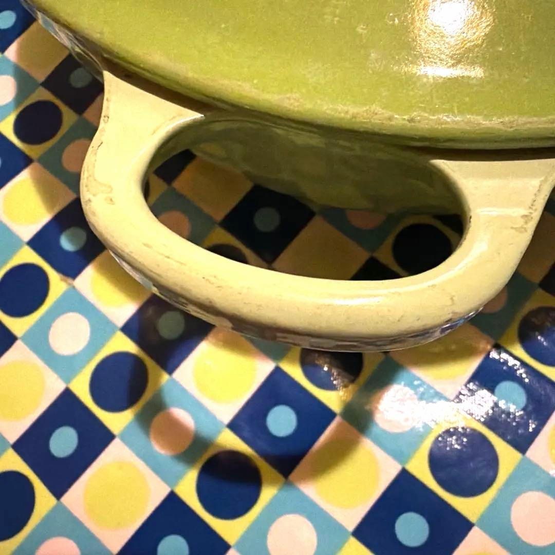 LE CREUSET ライトグリーン マルミット　22