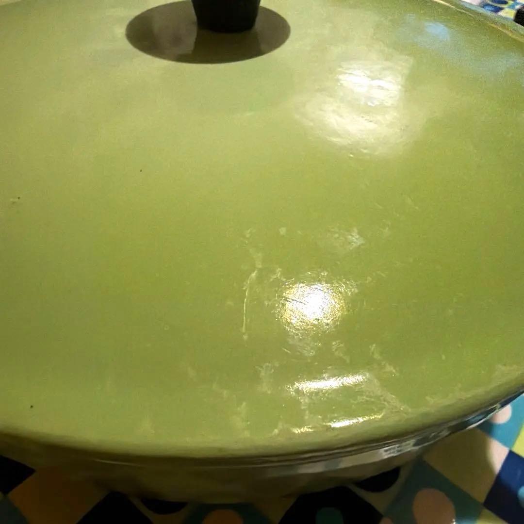 LE CREUSET ライトグリーン マルミット　22