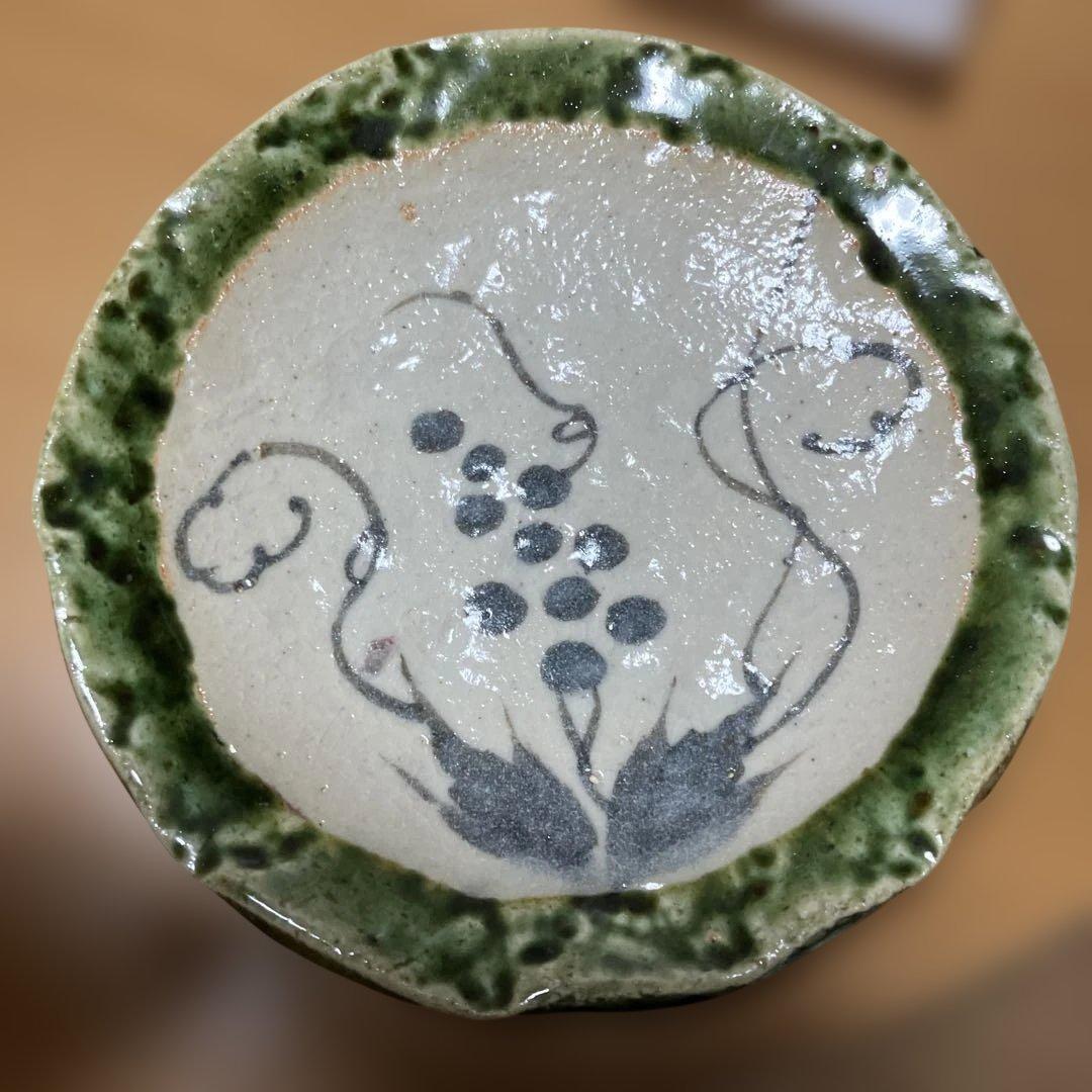 美濃焼　織部　玉山窯　銘々皿揃　10枚セット