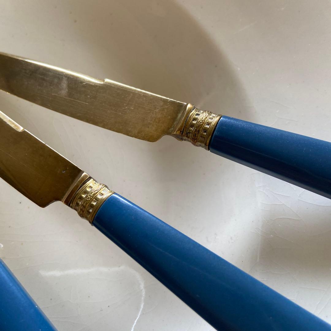 ベークライト　ナイフとフォークセット　フランスアンティーク　a86