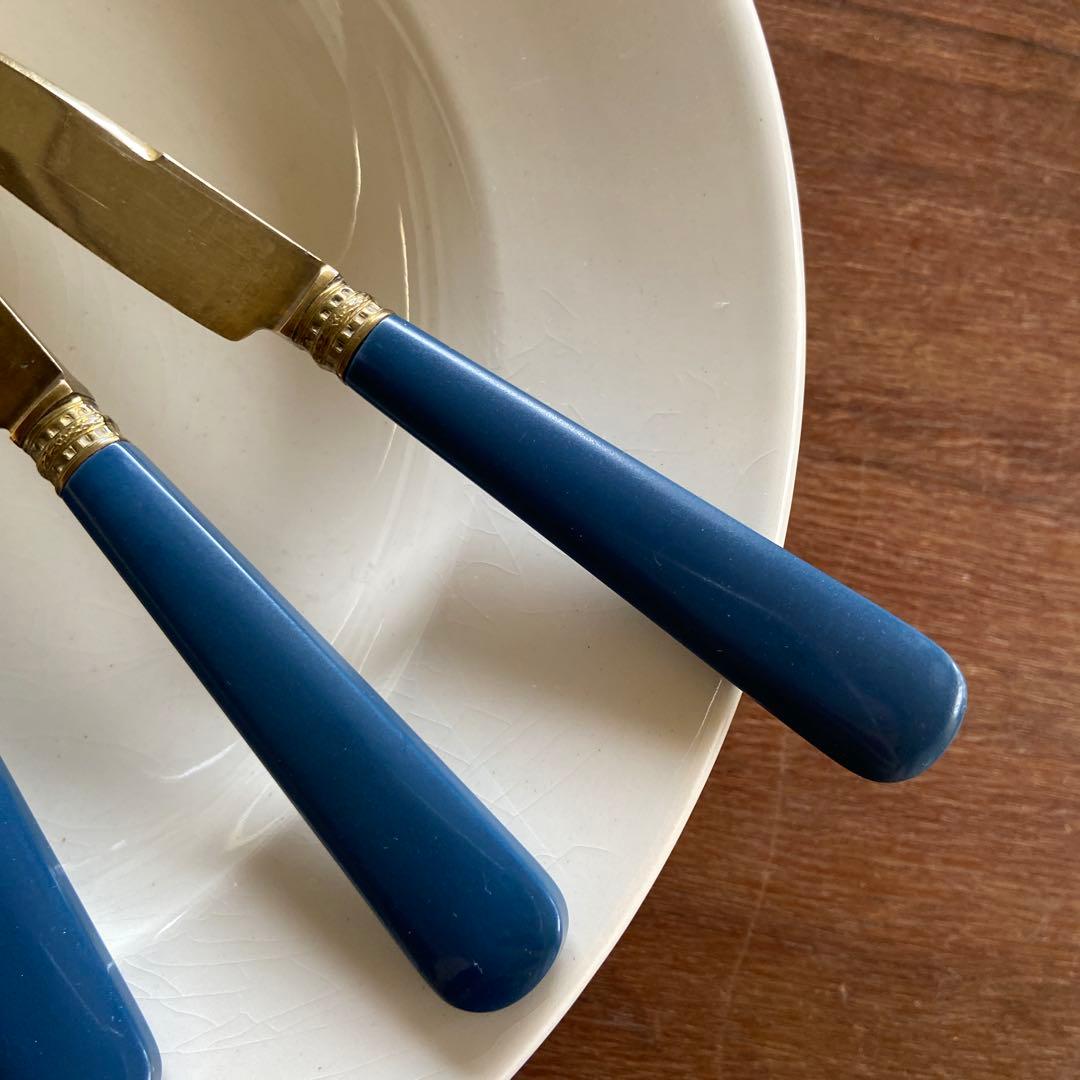 ベークライト　ナイフとフォークセット　フランスアンティーク　a86