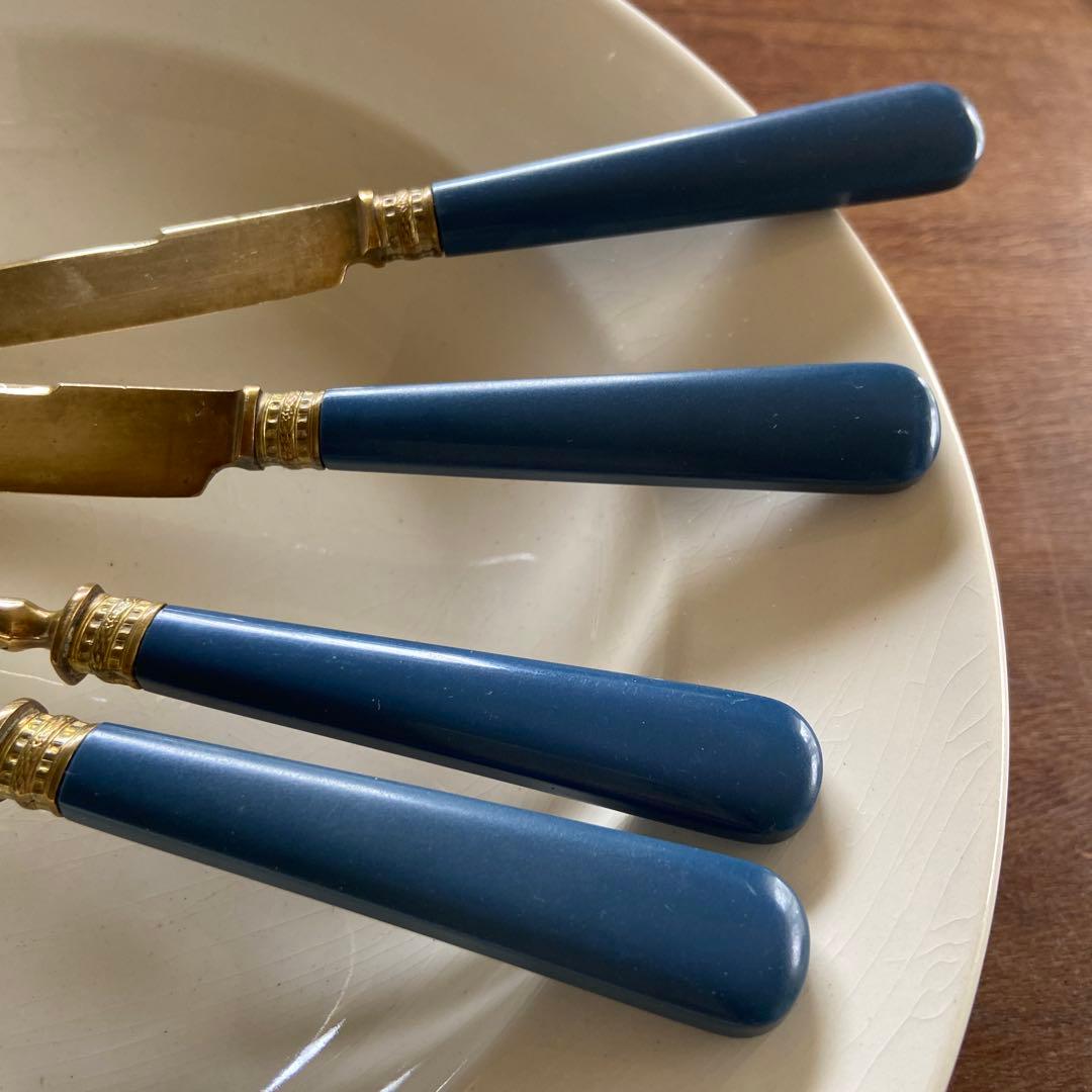 ベークライト　ナイフとフォークセット　フランスアンティーク　a86