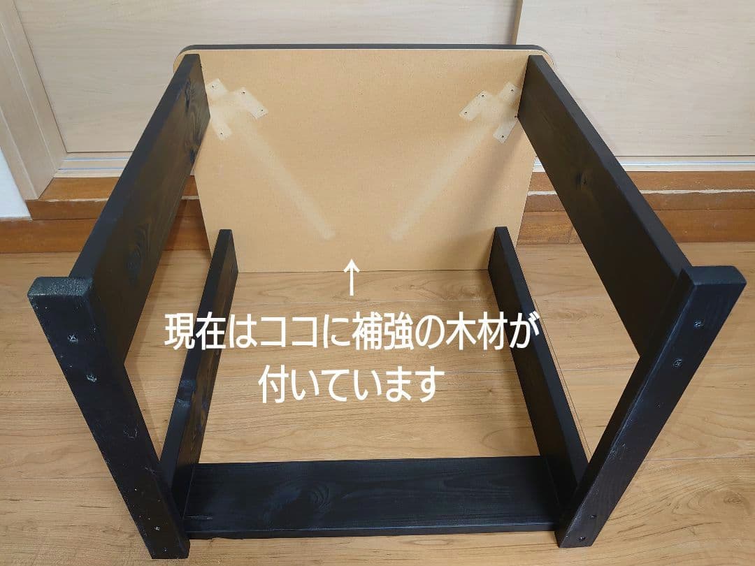 【累積221台目】パチスロを置く台・1台用シンプルスタンド★コンパクト型・黒色