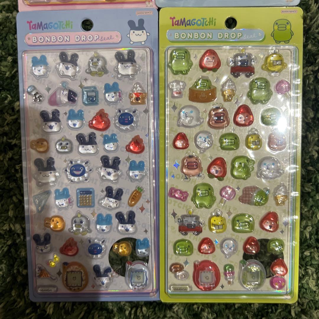 正規品！ボンボンドロップシールたまごっち まめっちめめっちくちぱっちみみっち