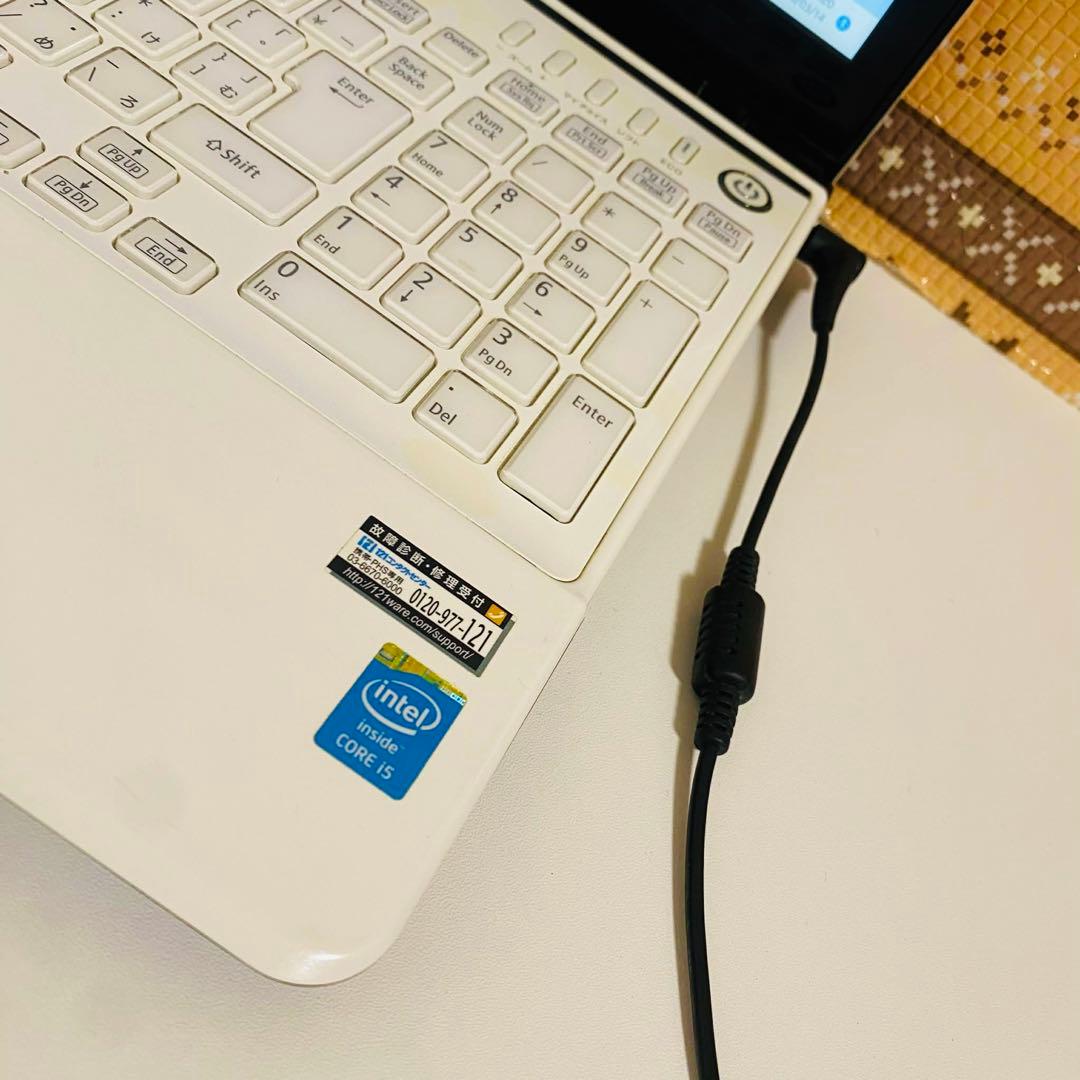 Y159 NECノートパソコン i5メモリ8G高速Windows11オフィス付き