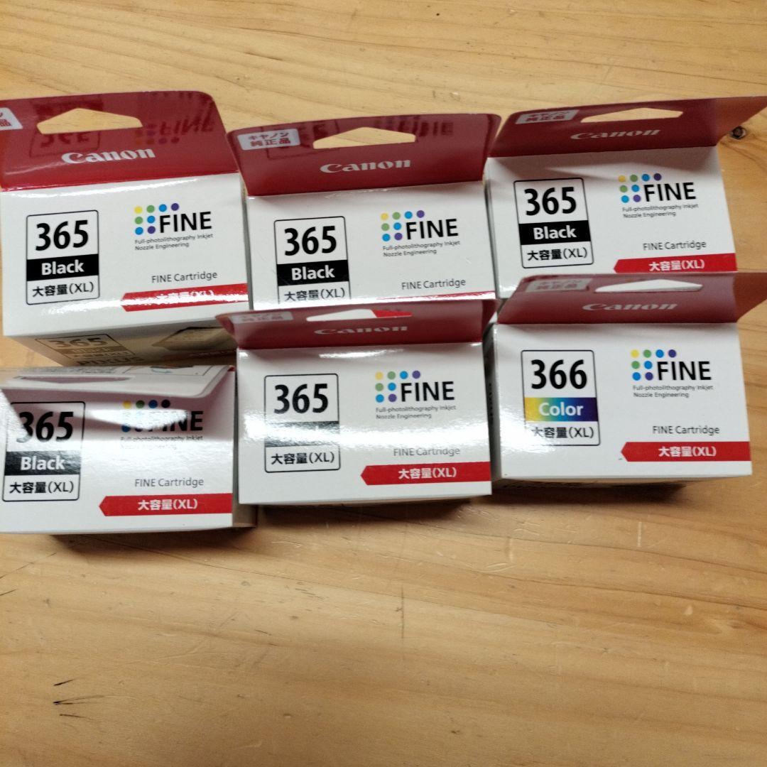 CanonBC-365XL(5個) 366XL(1個) 大容量 計6個