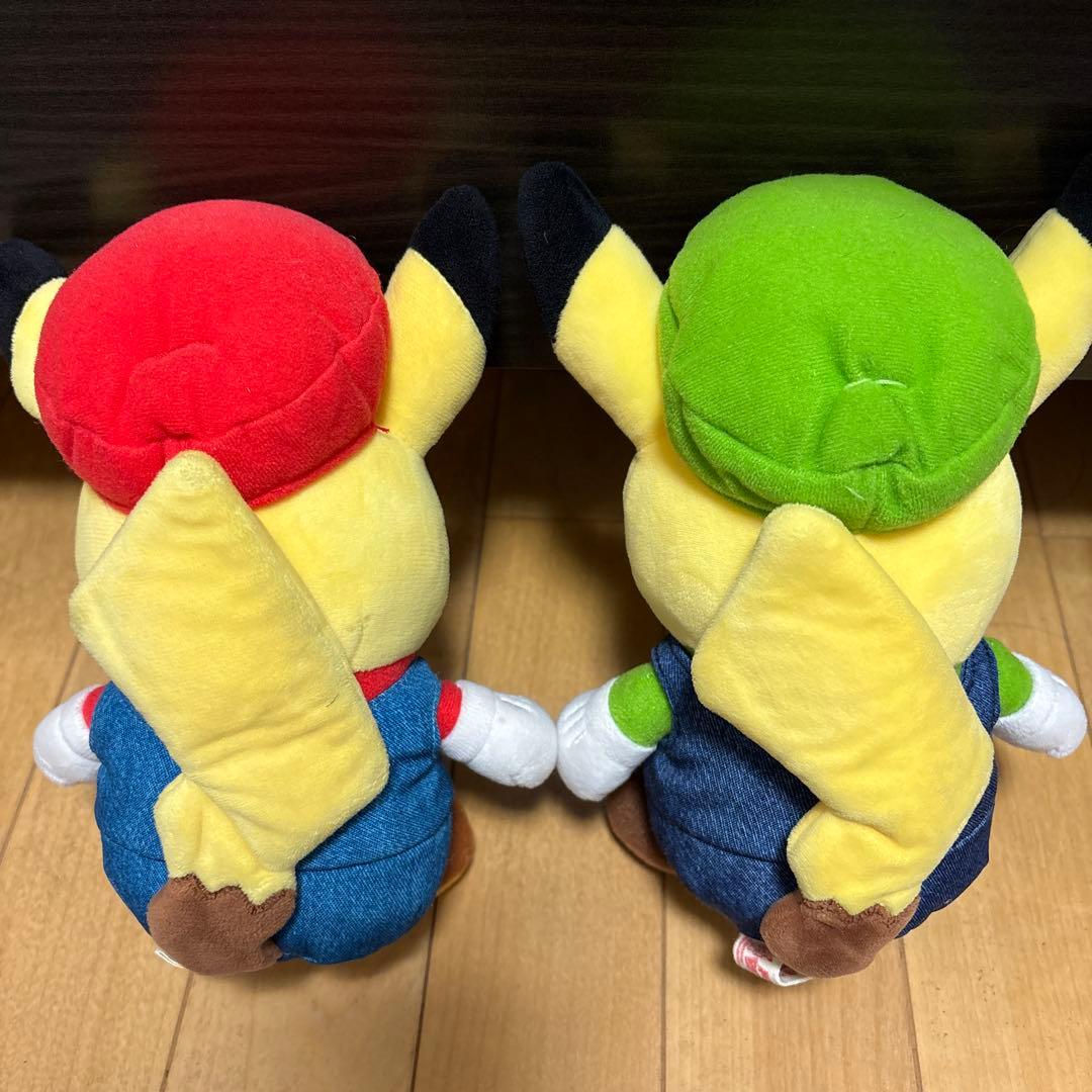 ピカチュウ マリオ・ルイージ コスチューム ぬいぐるみ　値下げ可能　タグ無し