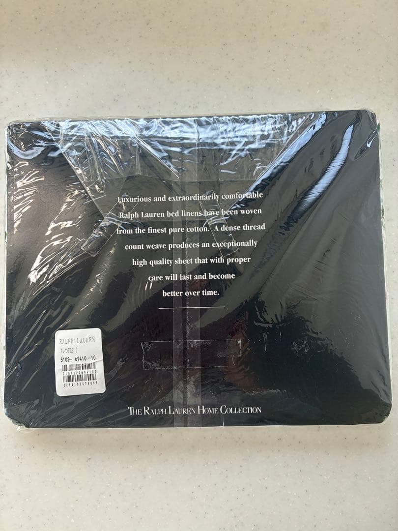 新品未使用品　Ralph Lauren シーツS ブレイン柄　156X280cm