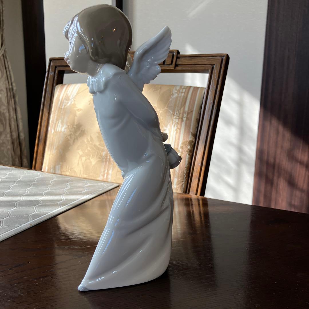LLADRO リヤドロ 『 天使の考え事 』わかってきたぞ 置物