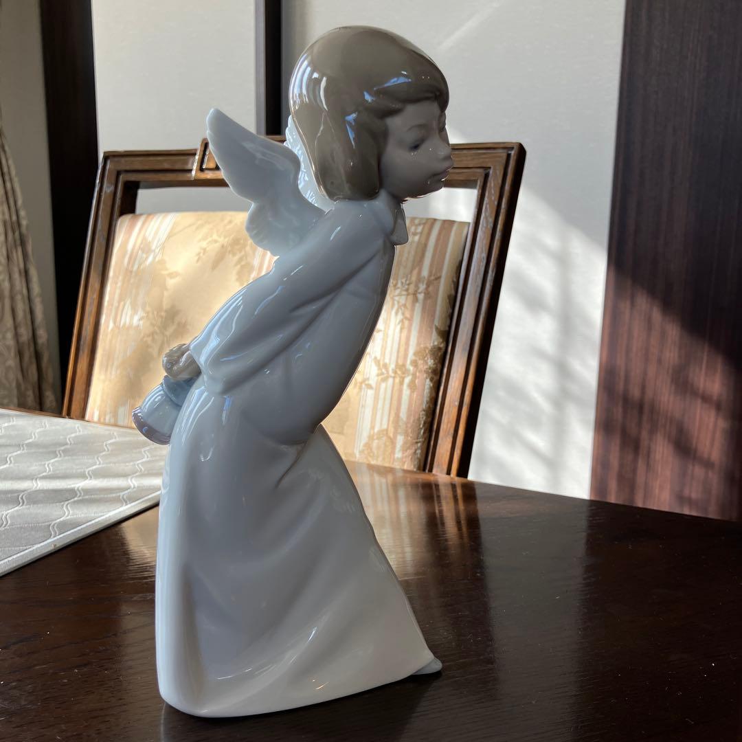 LLADRO リヤドロ 『 天使の考え事 』わかってきたぞ 置物