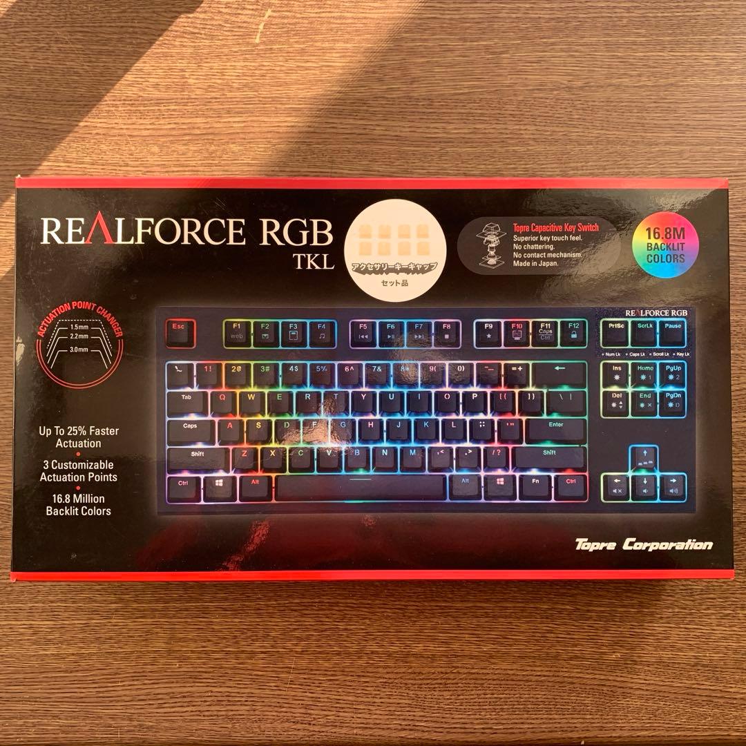 東プレ REALFORCE RGB TKL 英語キーボード