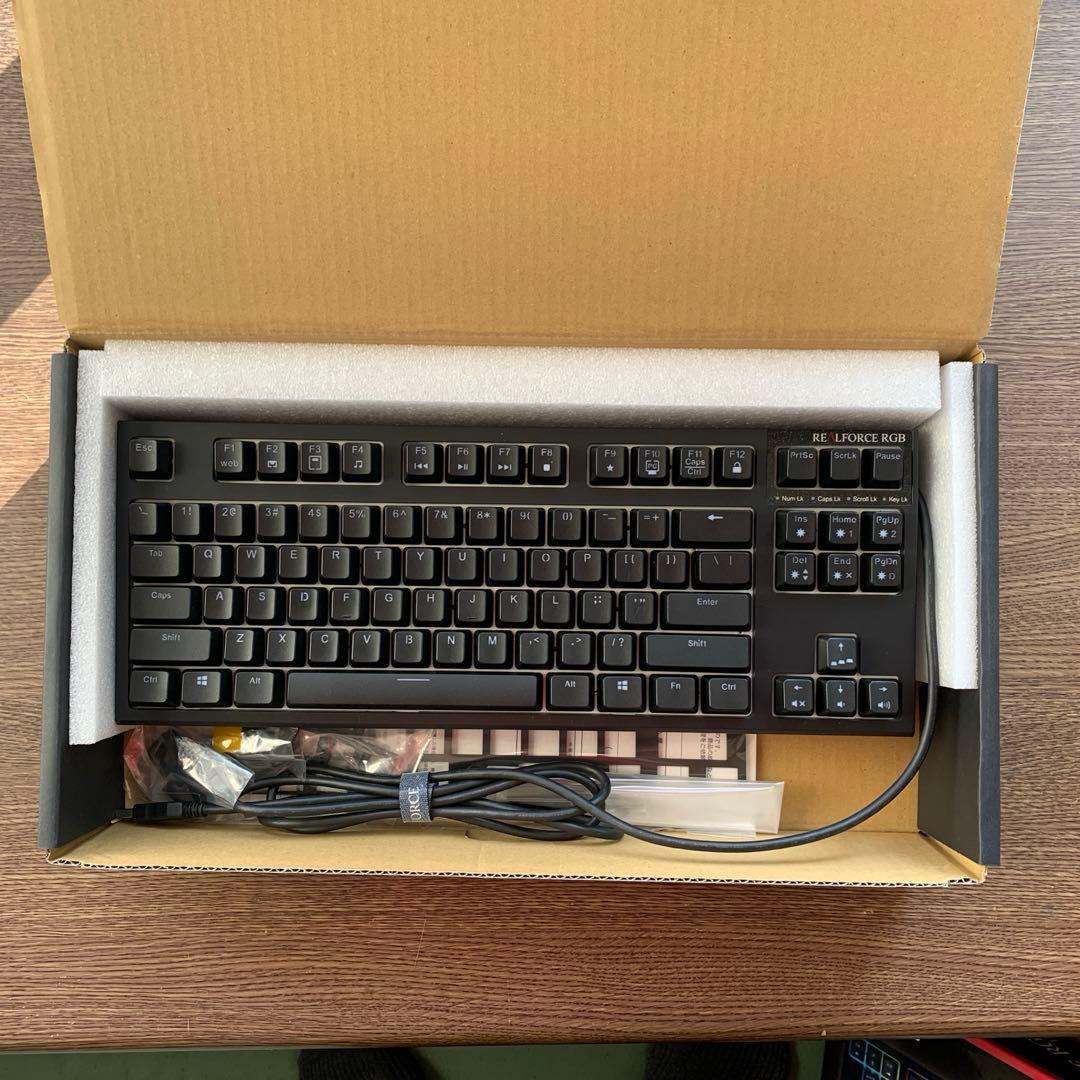 東プレ REALFORCE RGB TKL 英語キーボード