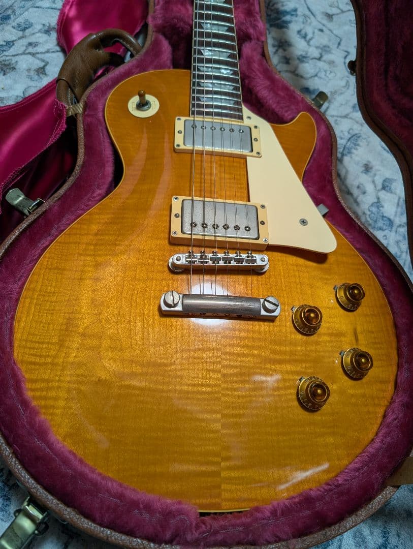 メーカー不明 レスポールタイプ レモンドロップ