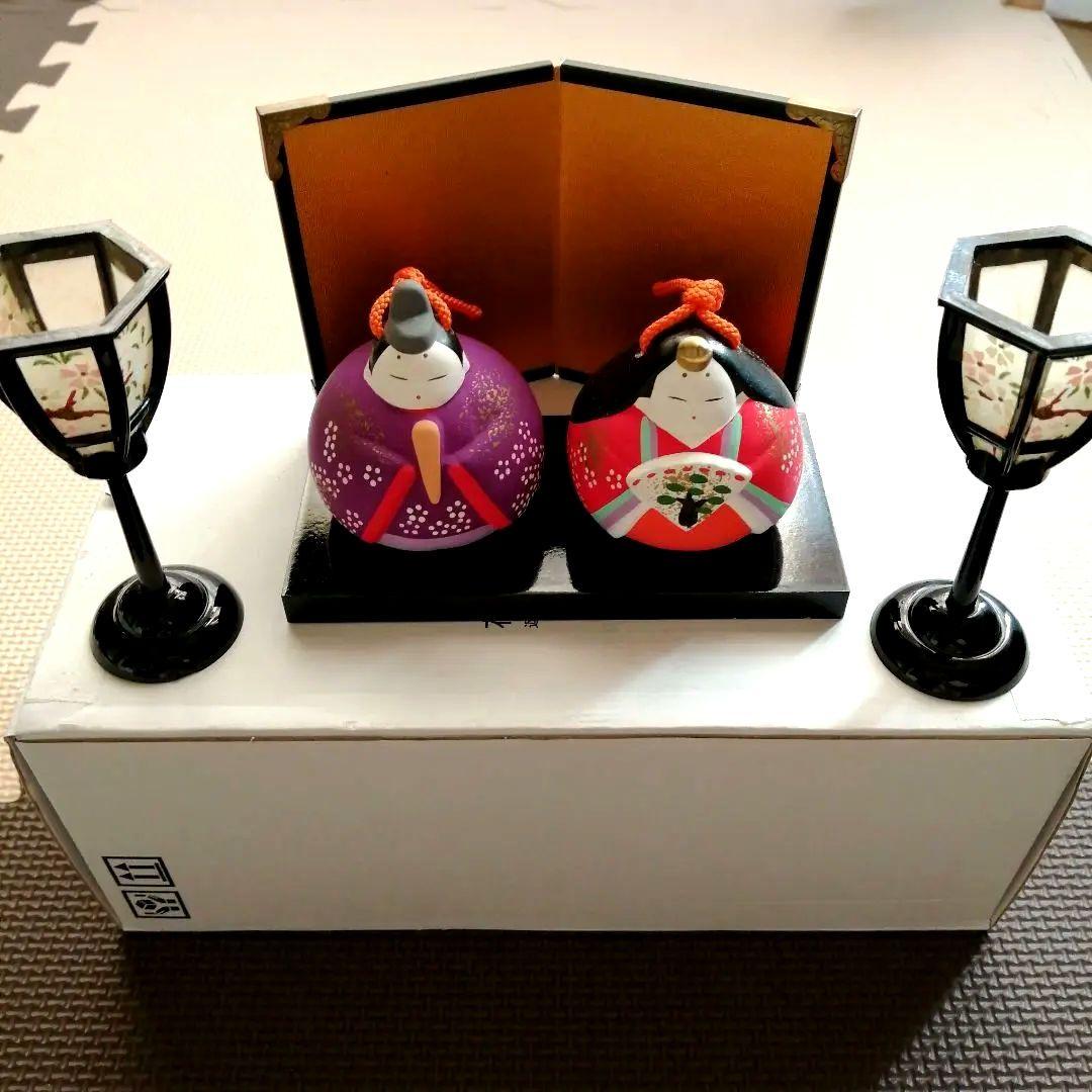 お値下げ美品豪勝作 親王飾り雛人形セット ✨ぼんぼりつき
