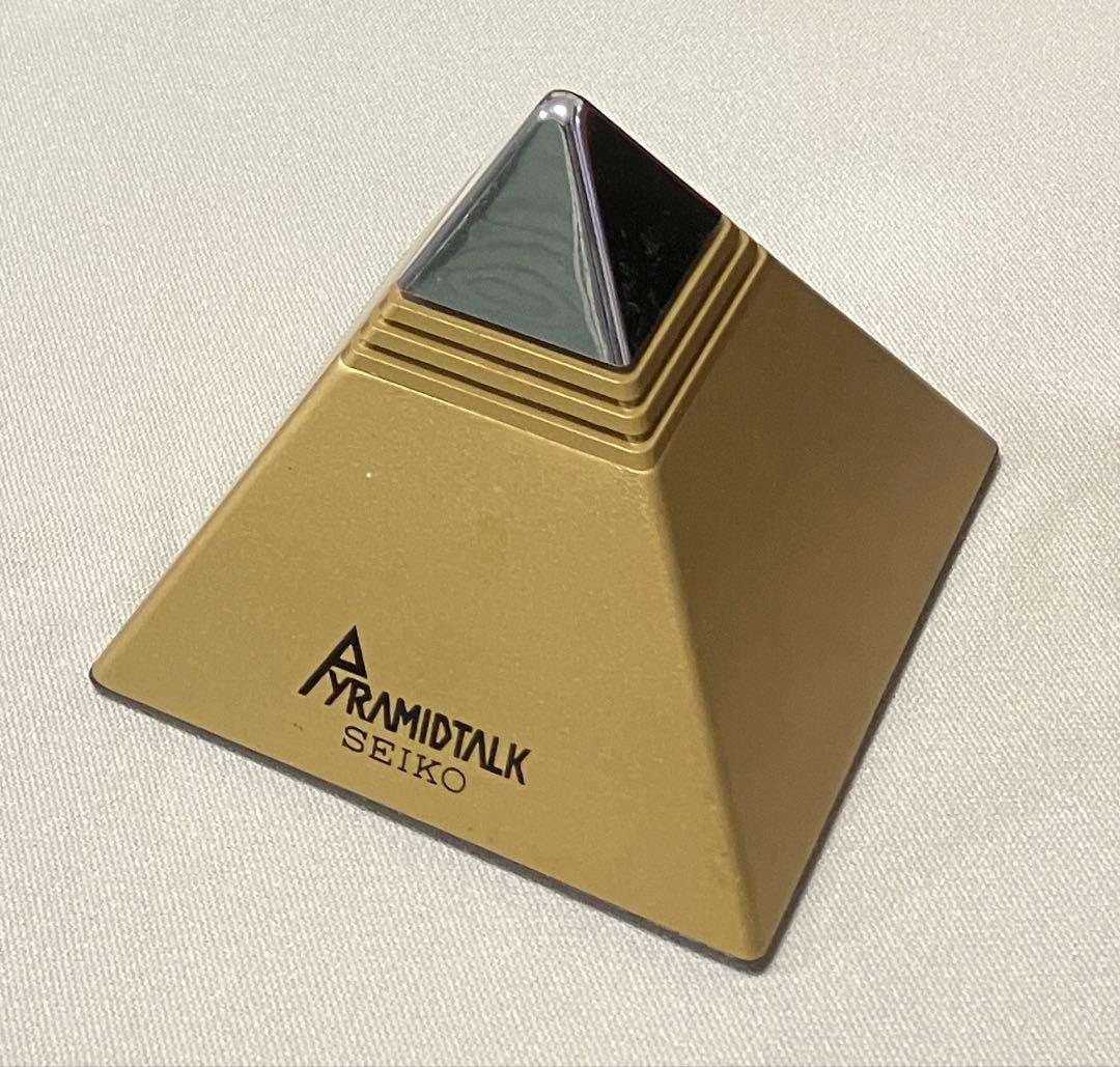 SEIKO PYRAMIDTALK セイコー ピラミッドトーク置時計