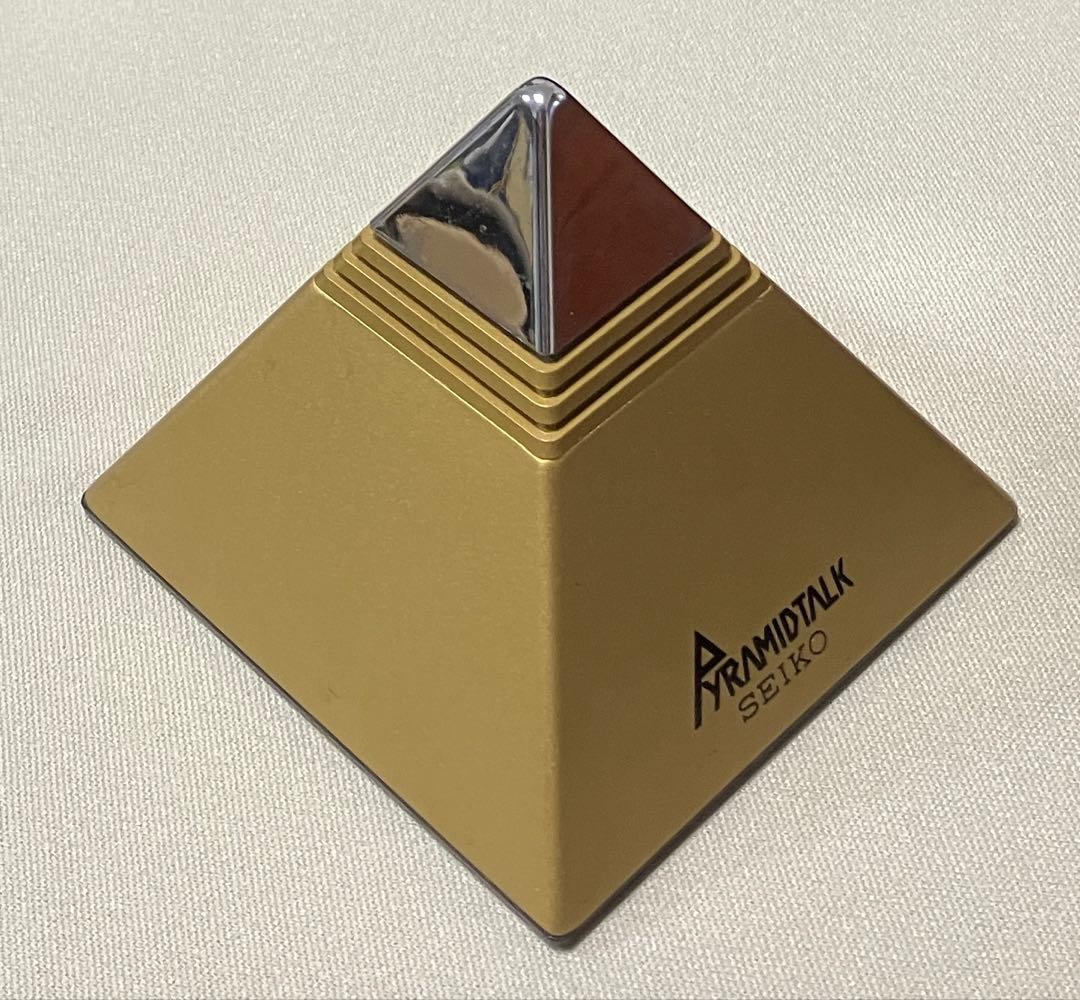 SEIKO PYRAMIDTALK セイコー ピラミッドトーク置時計