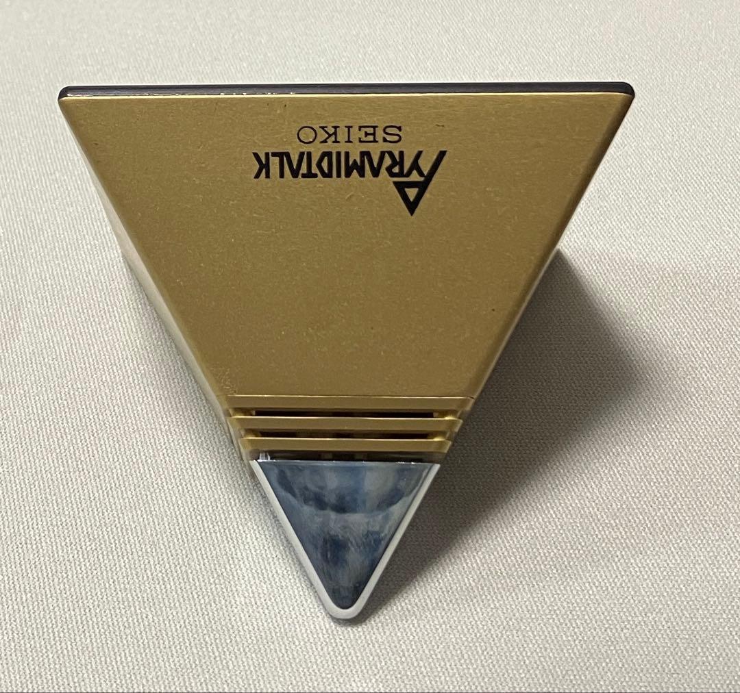 SEIKO PYRAMIDTALK セイコー ピラミッドトーク置時計