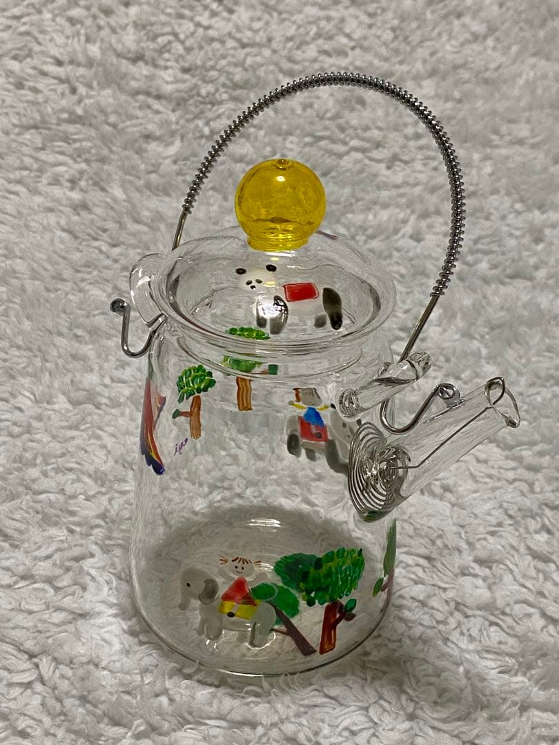 チイラボ　cyilabo 絵付けグラス　お茶　紅茶　ガラスポット