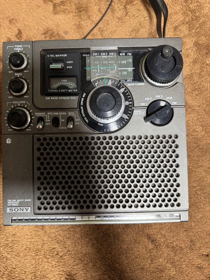 SONY ICF-5900マルチ5バンドFM/MW/SW1/SW2/SW3