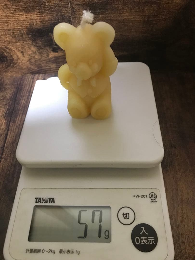 ミツロウ　みつろう　蜜蝋　キャンドル　6個　クマ　フクロウ　ブタ　サル　ドラゴン