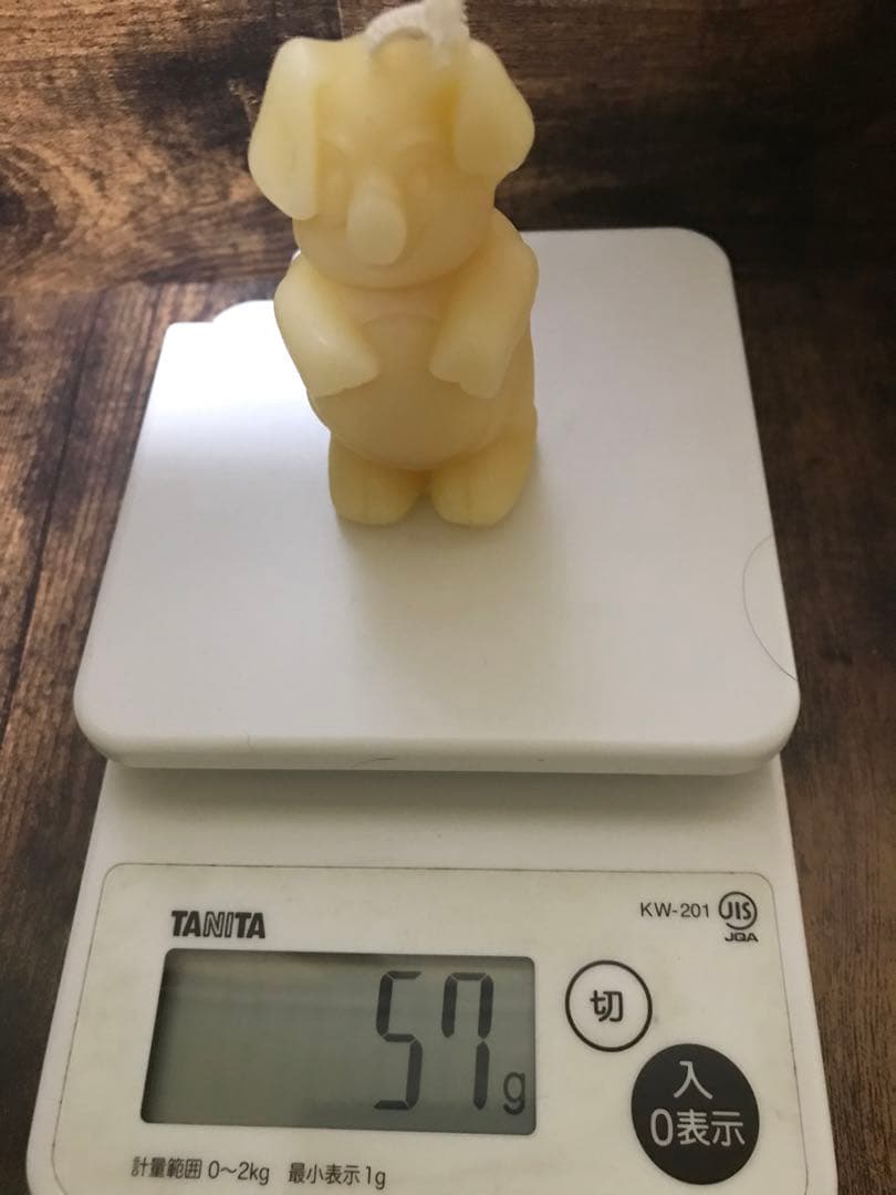 ミツロウ　みつろう　蜜蝋　キャンドル　6個　クマ　フクロウ　ブタ　サル　ドラゴン