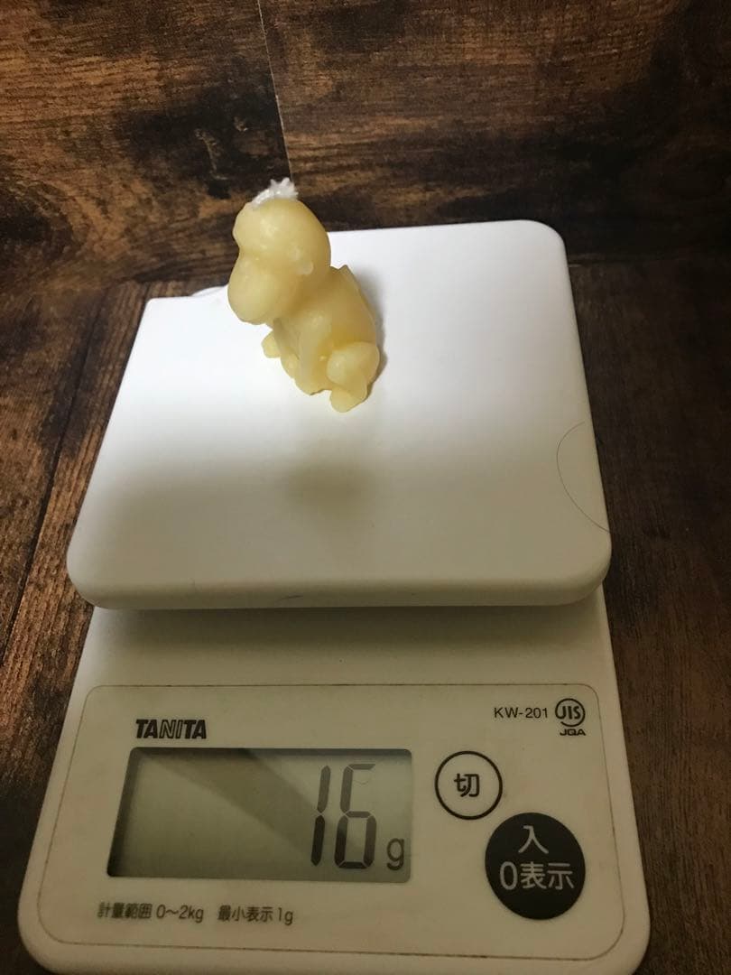 ミツロウ　みつろう　蜜蝋　キャンドル　6個　クマ　フクロウ　ブタ　サル　ドラゴン