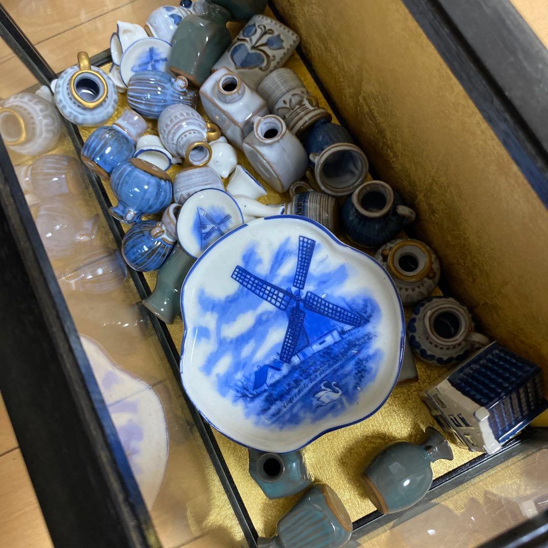 陶器のミニチュアの置物　だいたい35点セット　アンティーク　かわいい