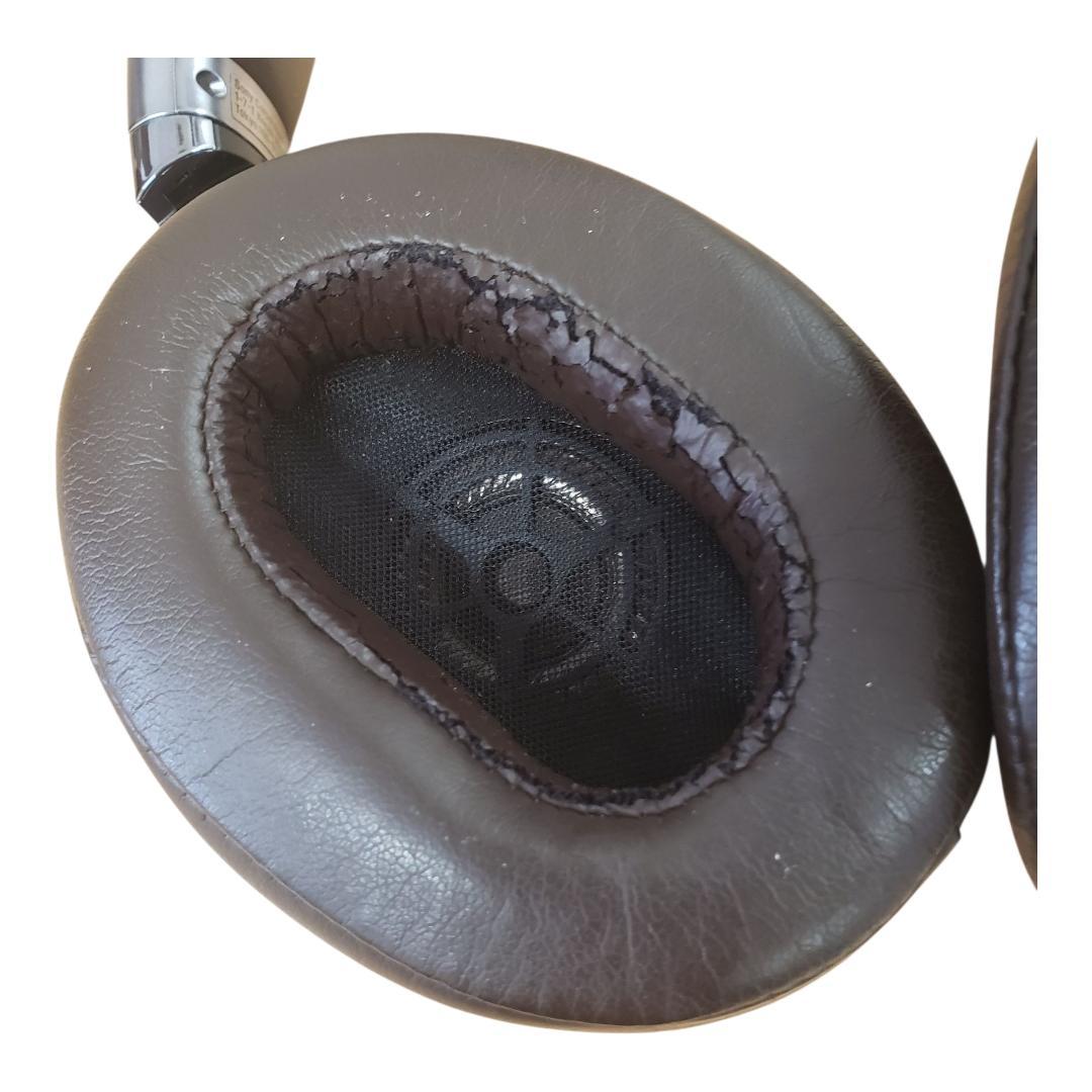 SONY MDR-1A 有線ヘッドホン シルバー 代替新品イヤーマフ付