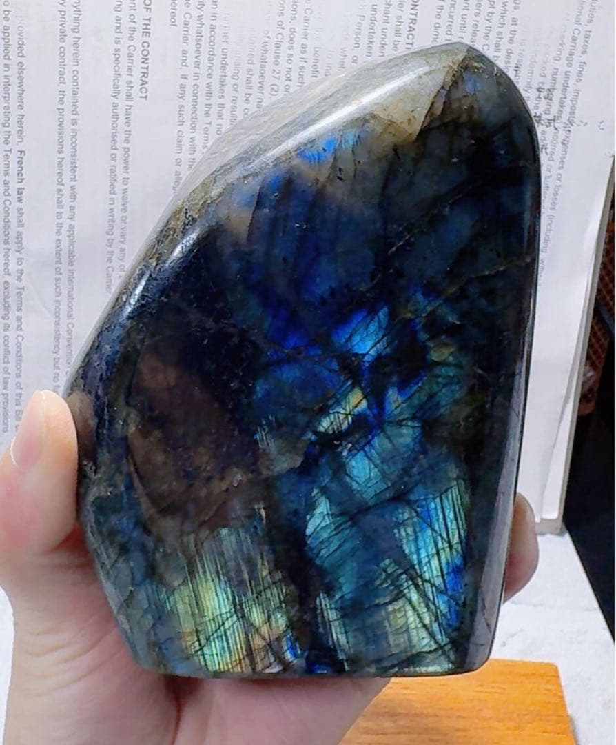 SS-0225ラブラドライドラゴン 疲労緩和ストレス解消　パワーストーン