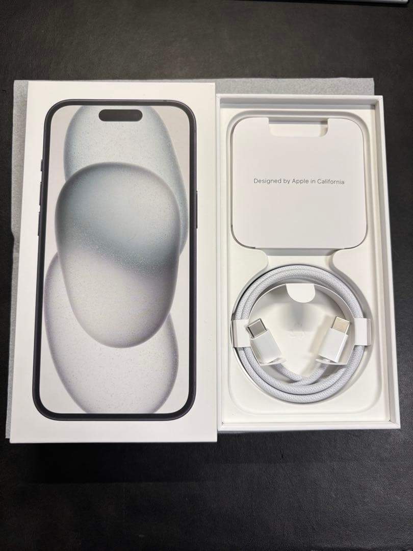 Apple iPhone 15 ブラック 128GB SIMフリー