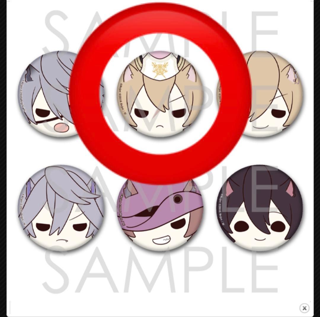 BLACK WOLVES SAGA おトモダチ缶バッジ　メヨーヨ