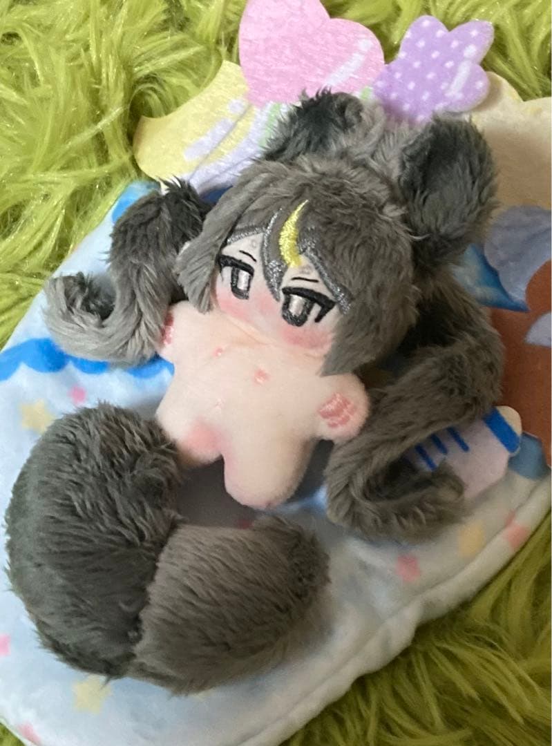 自作ぬいぐるみ・黒毛の女の子