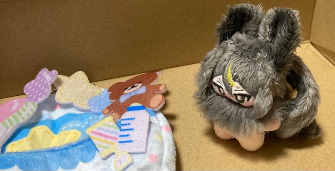 自作ぬいぐるみ・黒毛の女の子