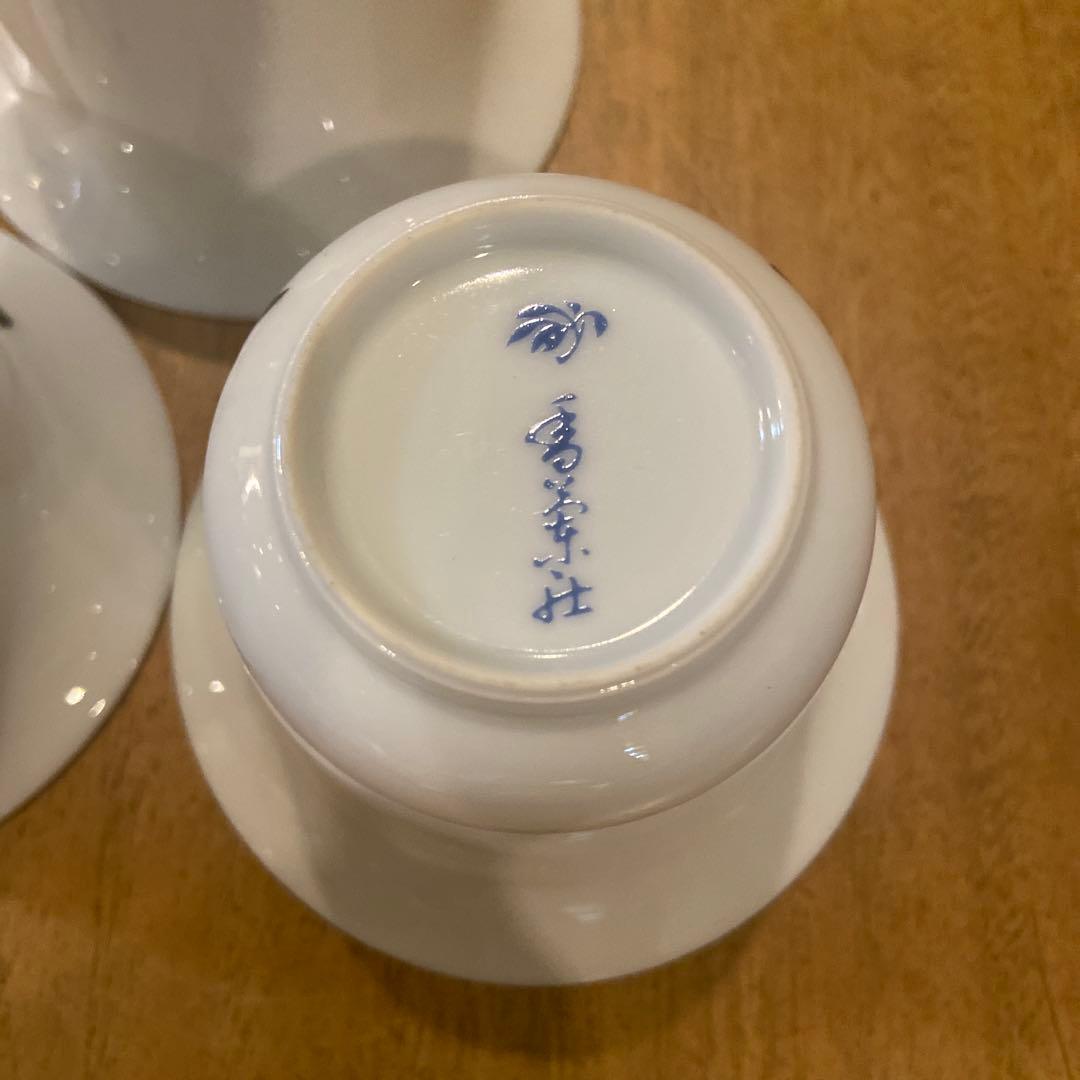 香蘭社希少品唐子絵付け珍味蓋付き小鉢三個