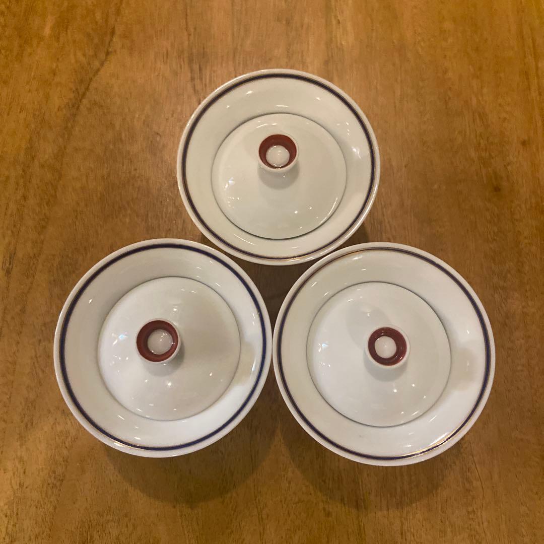 香蘭社希少品唐子絵付け珍味蓋付き小鉢三個