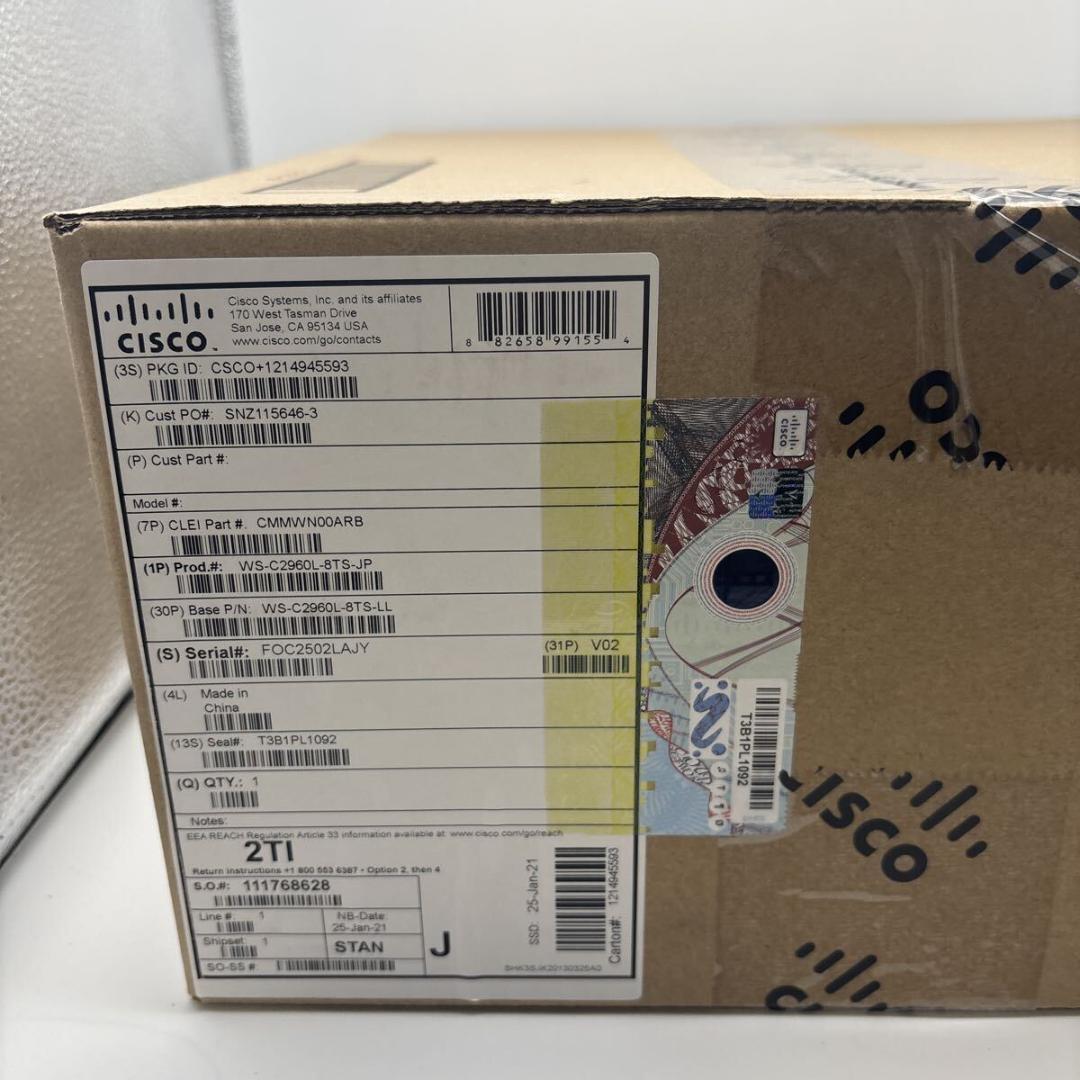 PC用ゲームコントローラー・コンバーター Cisco WS-C2960L-8TS-LL Catalyst 2960-L