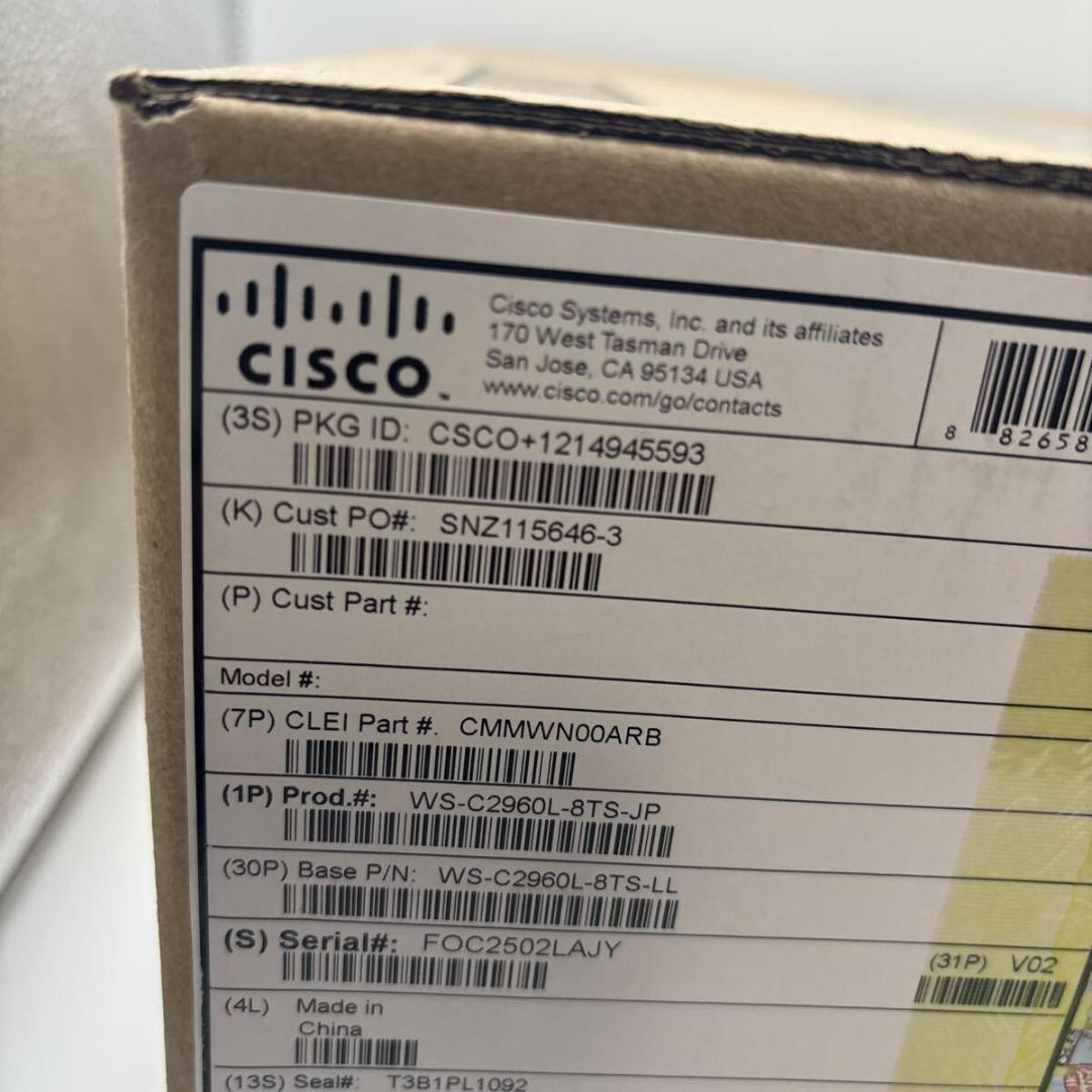 PC用ゲームコントローラー・コンバーター Cisco WS-C2960L-8TS-LL Catalyst 2960-L