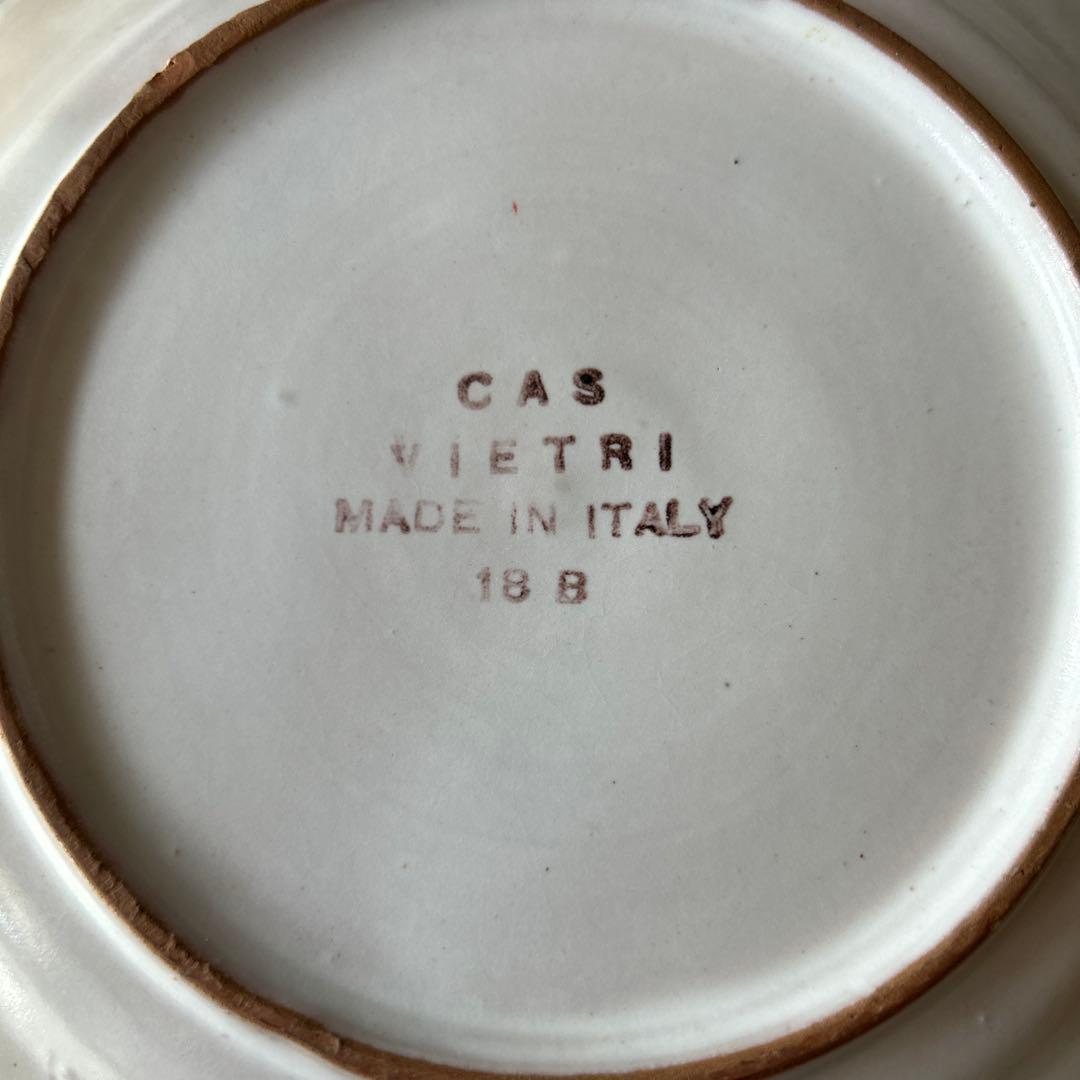 イタリア　ハンドメイド　CAS VIETRI 20㎝　2枚